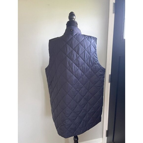 Barbour Navy Quilted Vest - Picture 2 of 7